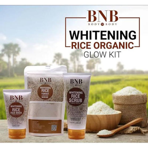 BNB Whitening Rice Glow Kit
