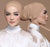 Plain Muslim Headscarf Inner Hijab Caps Full Coverage