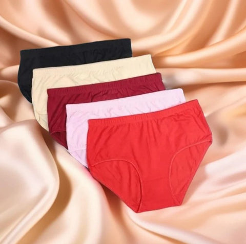 Pack of 5 Seamless Cotton Briefs Underwear Panties – Comfortable & Stylish