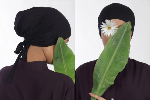 Plain Muslim Headscarf Inner Hijab Caps Full Coverage