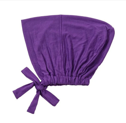 Plain Muslim Headscarf Inner Hijab Caps Full Coverage