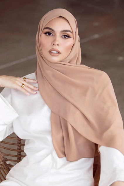 Plain Georgette Hijab
