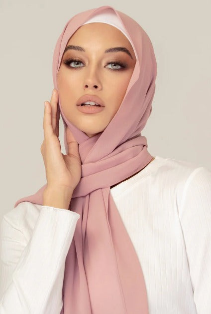 Plain Georgette Hijab