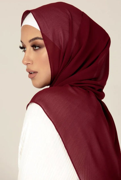 Plain Georgette Hijab