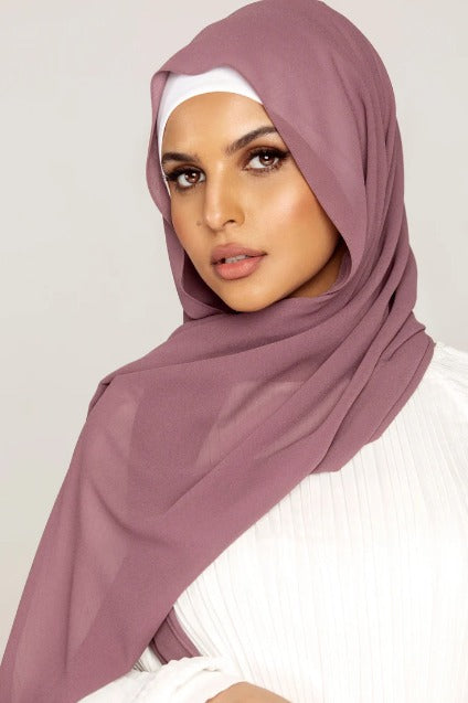 Plain Georgette Hijab