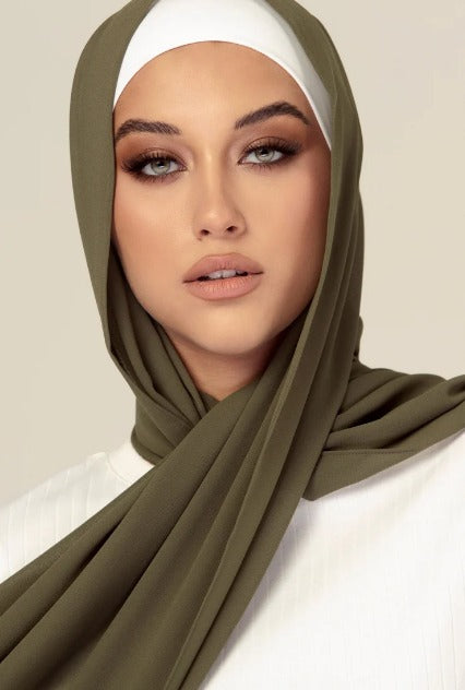 Plain Georgette Hijab