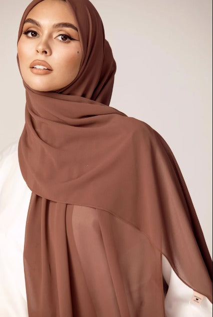 Plain Georgette Hijab