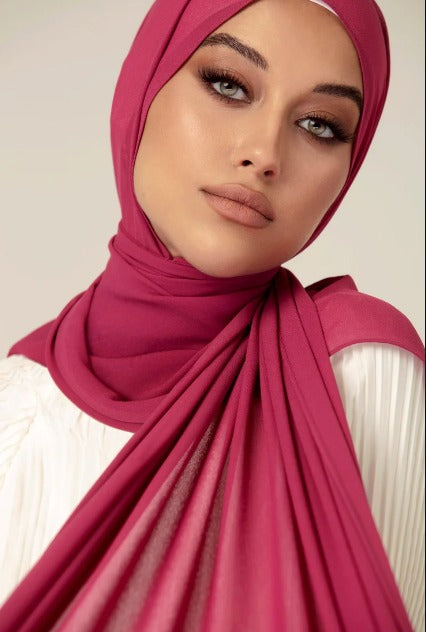 Plain Georgette Hijab