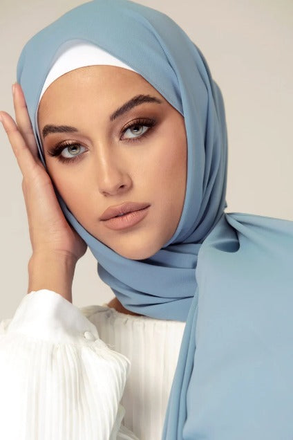 Plain Georgette Hijab
