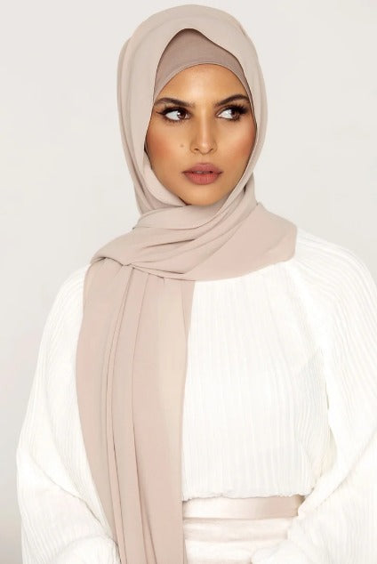 Plain Georgette Hijab