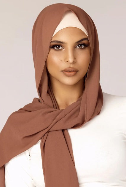 Plain Georgette Hijab