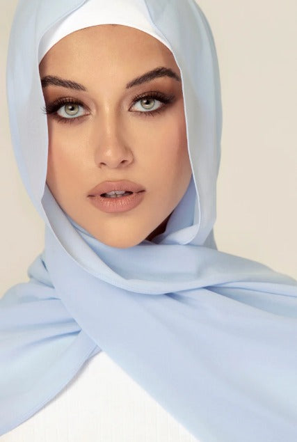 Plain Georgette Hijab