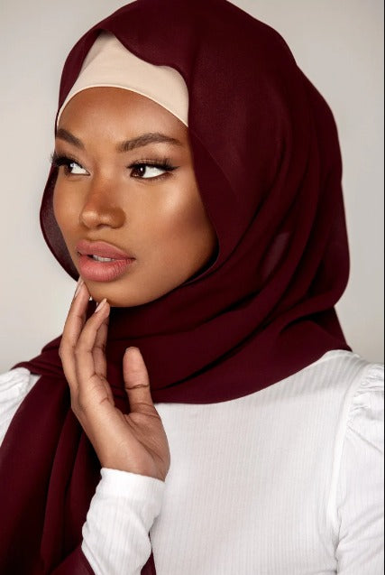 Plain Georgette Hijab