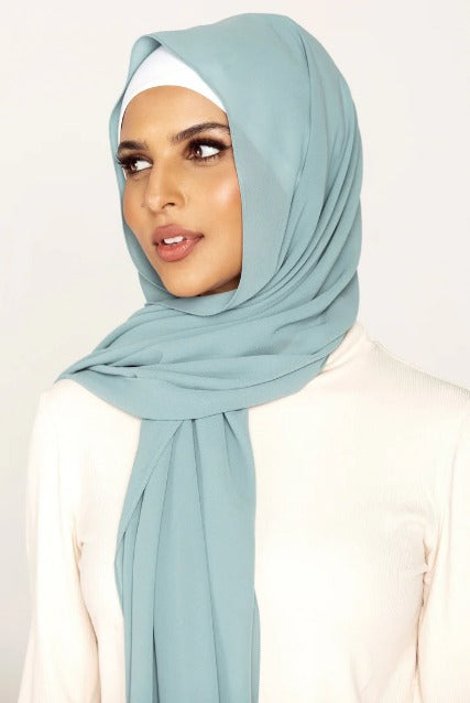 Plain Georgette Hijab