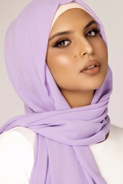 Plain Georgette Hijab