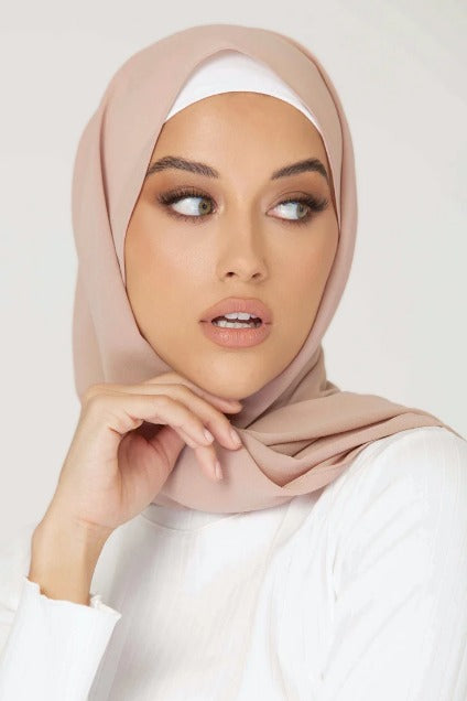 Plain Georgette Hijab