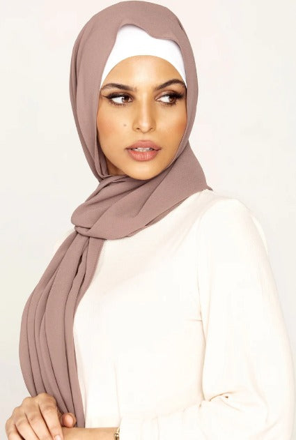 Plain Georgette Hijab