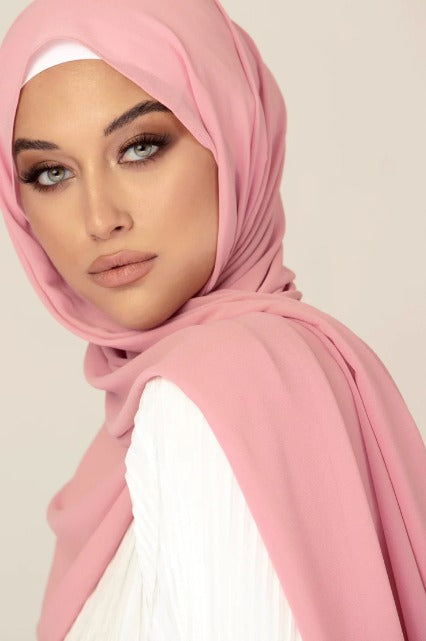 Plain Georgette Hijab