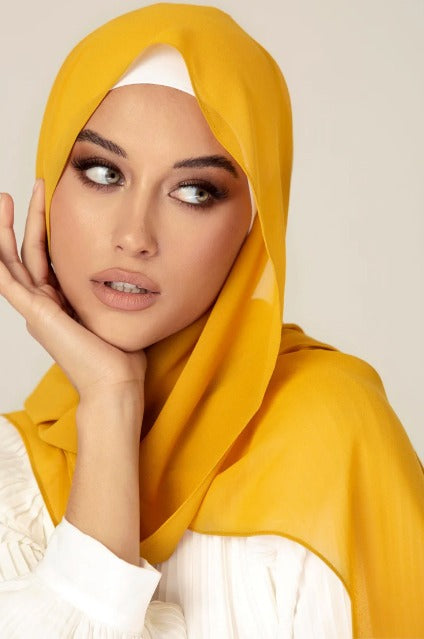 Plain Georgette Hijab