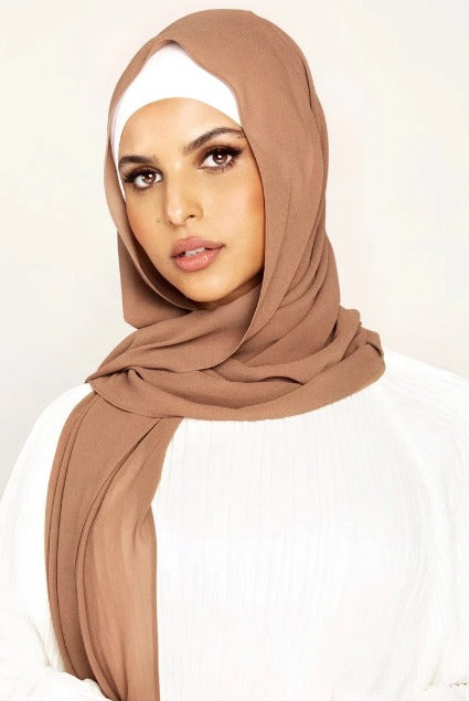 Plain Georgette Hijab
