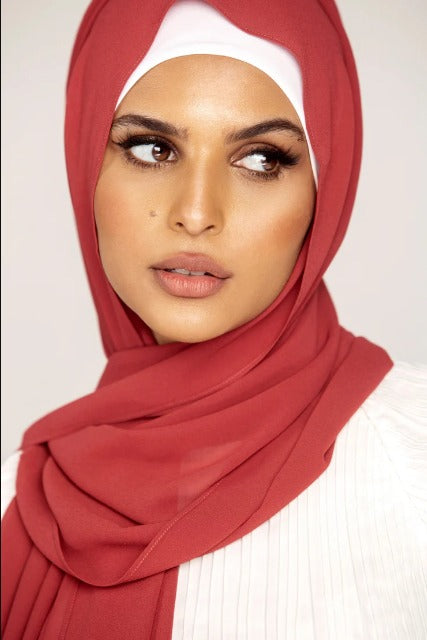 Plain Georgette Hijab