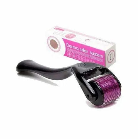 Derma Roller 0.5mm Hair & Skin System with 540 Micro Needle for Hair Growth Skin Care Beauty Tool for Anti-Aging Skin Repair, Anti Wrinkles Stretch, and Acne Scars Removal for Men and Women