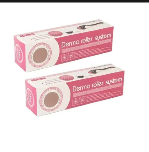 Derma Roller 0.5mm Hair & Skin System with 540 Micro Needle for Hair Growth Skin Care Beauty Tool for Anti-Aging Skin Repair, Anti Wrinkles Stretch, and Acne Scars Removal for Men and Women
